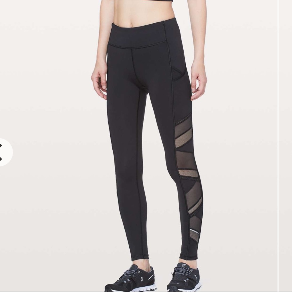 Lululemon Speed Up Tight *Mesh 28” Black